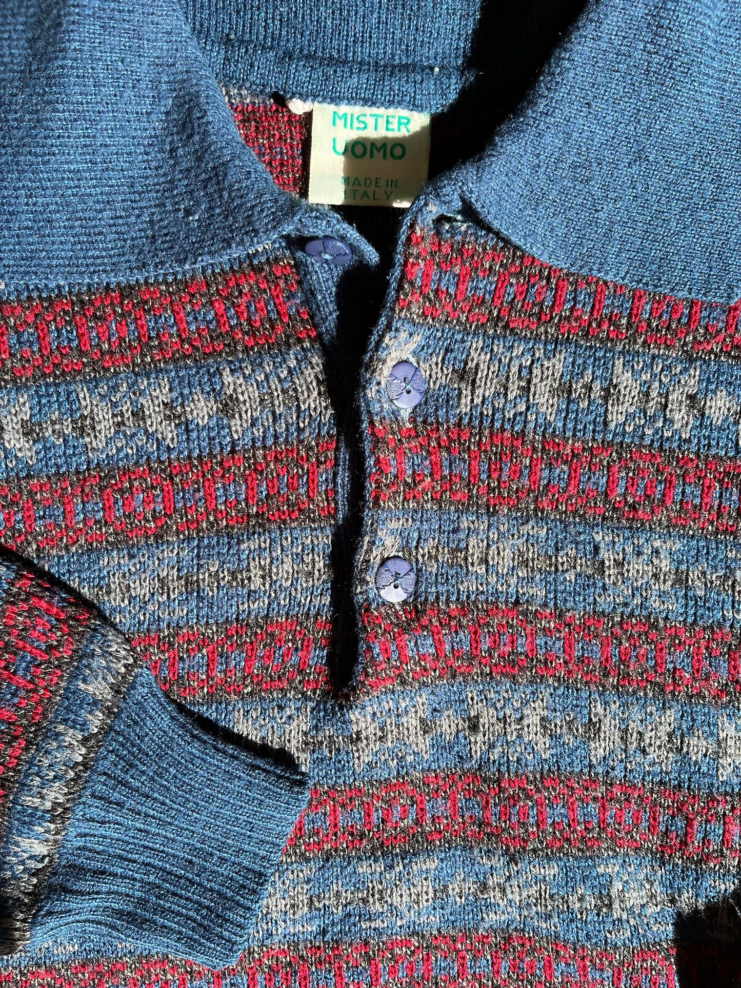 Polo Vintage knit sweater with stripe
