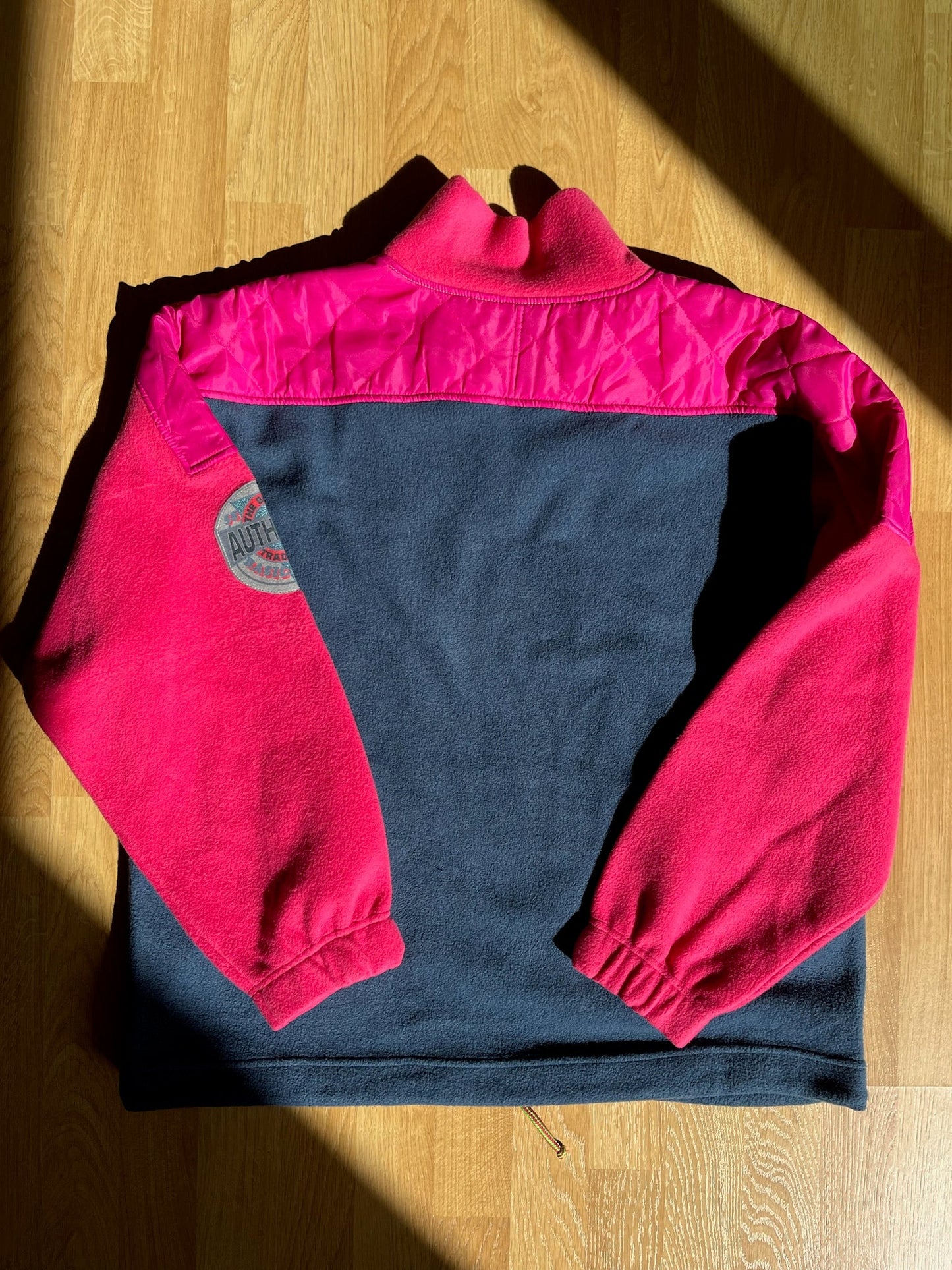 SKI Funky Vintage fleece colour block 3/4 zip